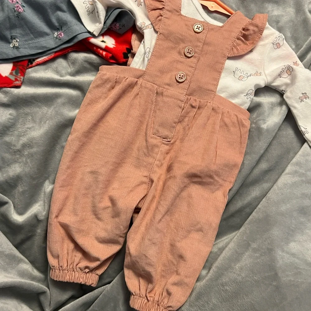 6pc NWOT newborn baby girl carters clothing lot - Picture 10 of 10